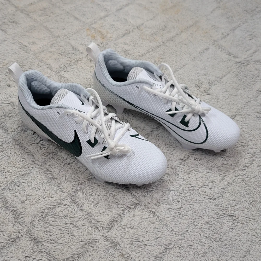 Nike Vapor Edge Speed 360 2 TB White Green Fir Football Cleats Mens 8 FJ1582-130